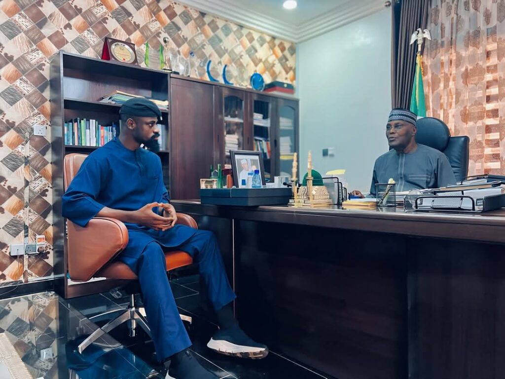 Atiku Abubakar Meets Chess Master Tunde Onakoya