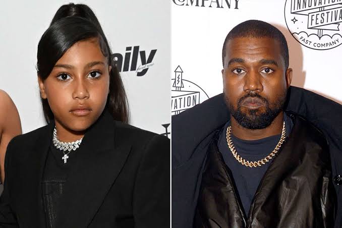Kenya west daughter North left alone at Met Gala