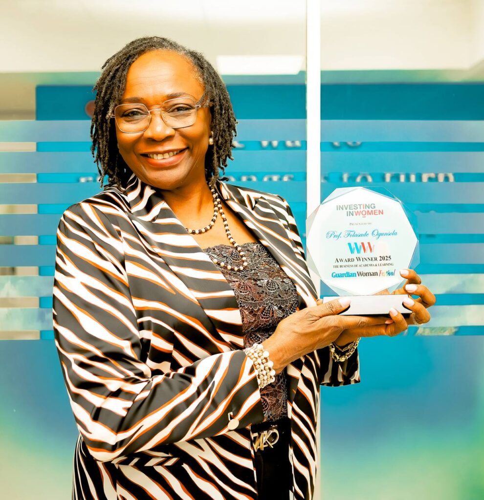 Guardian Recognizes UNILAG VC with Wonder Women Award