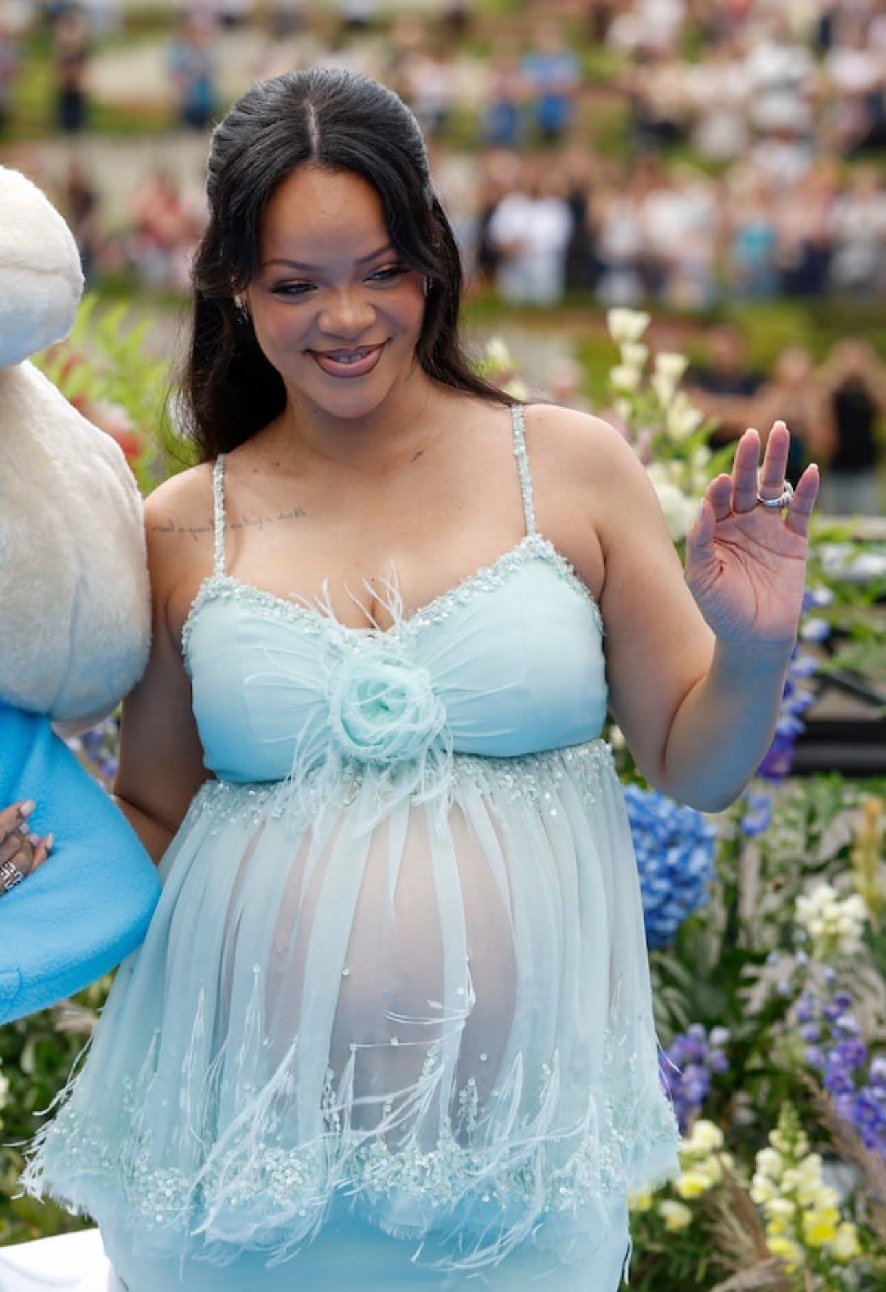 Rihanna & A$AP Rocky Shine at Smurfs Movie Global Premiere in Brussels