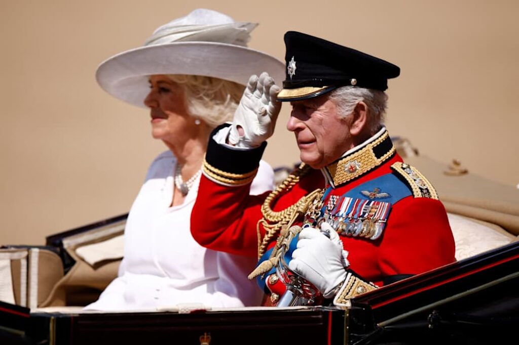King Charles Wears Black Armband at Trooping the Colour in Tribute to India Plane Victims