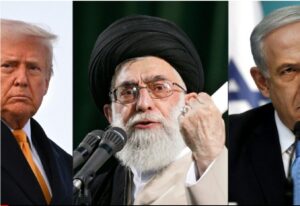 Supreme Leader Ali Khamenei read a statement on state television declaring that Iran “will never surrender” to demands of “unconditional surrender” pushed by President Trump .