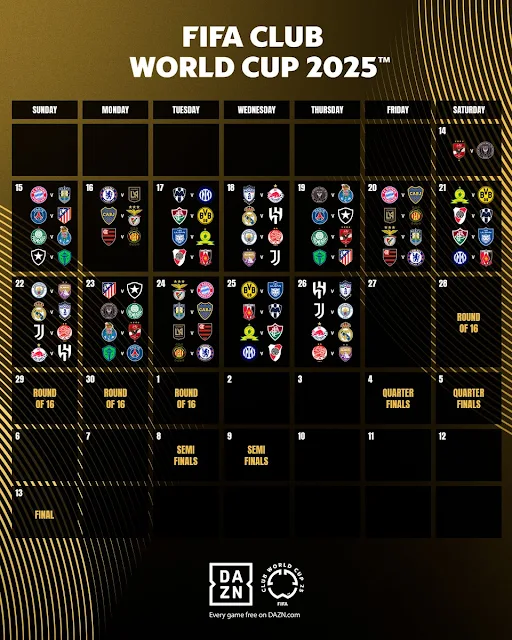 2025 FIFA Club World Cup: Full Fixtures