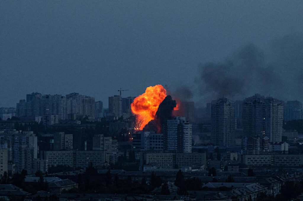 "Massive" Russian Strike Hits Ukraine with Missiles and Drones
