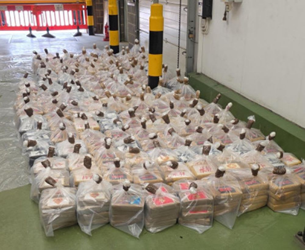 Huge Cocaine Shipment Valued at £100 Million Intercepted at UK Port