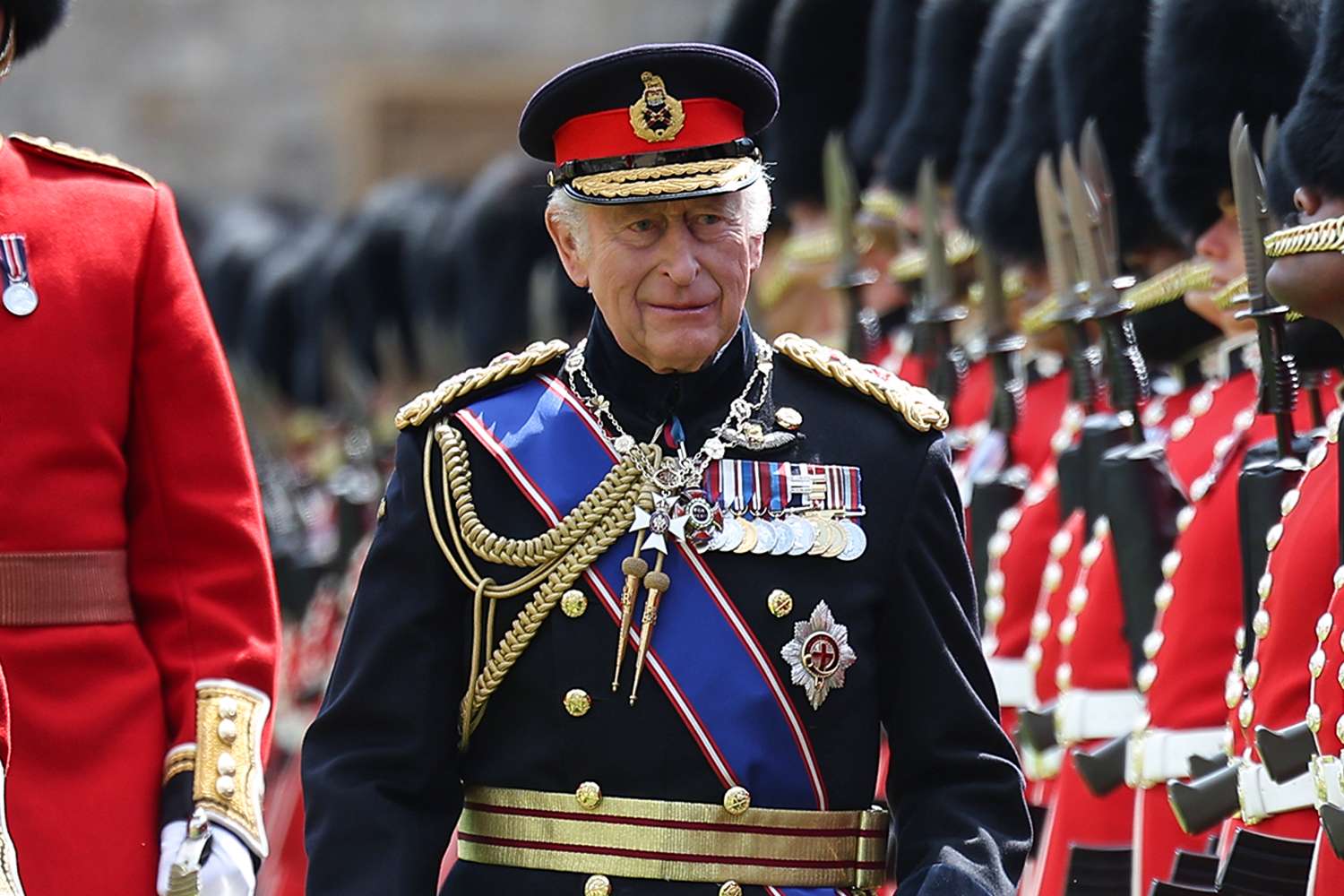 King Charles Wears Black Armband at Trooping the Colour in Tribute to India Plane Victims