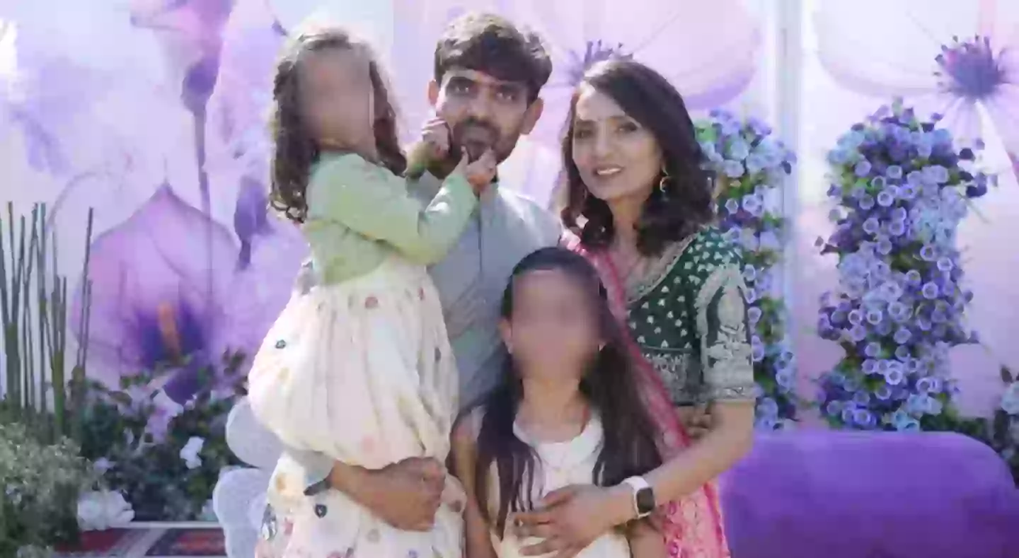 Air India Crash Widows Two Girls After Father Dies Returning from Scattering Wife's Ashes