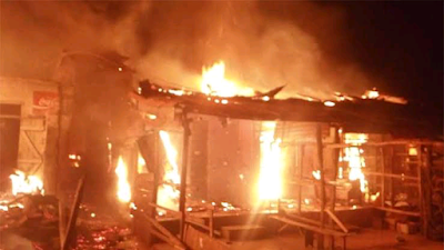 Fire Hits Ibadan Shopping Complex, Leaving Trail of Destruction