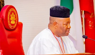 "Tinubu’s Burial Was Impressive," Says Akpabio While Paying Tribute to Buhari (VIDEO)