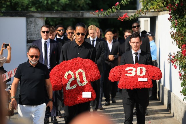 PHOTOS: Emotional Farewell as Diogo Jota and Brother André Silva Laid to Rest in Portugal
