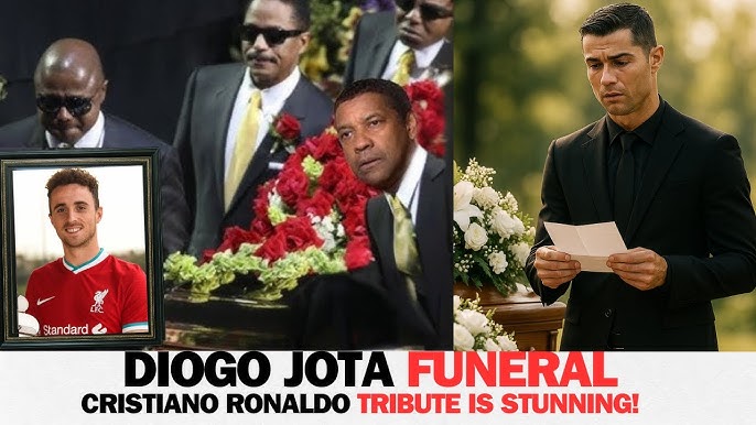 Cristiano Ronaldo Attends Funeral of Teammate Diogo Jota in Gondomar