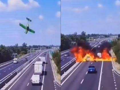 Another Plane Crashes on Highway Near Brescia, Italy