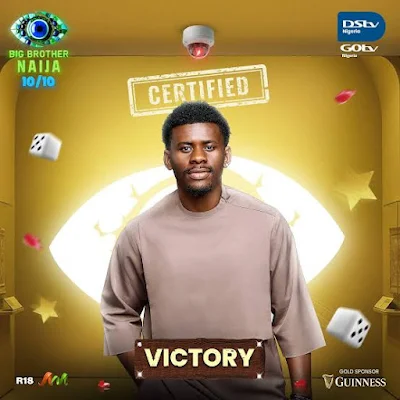 BBNaija Season 10: Victory Evicted from the House