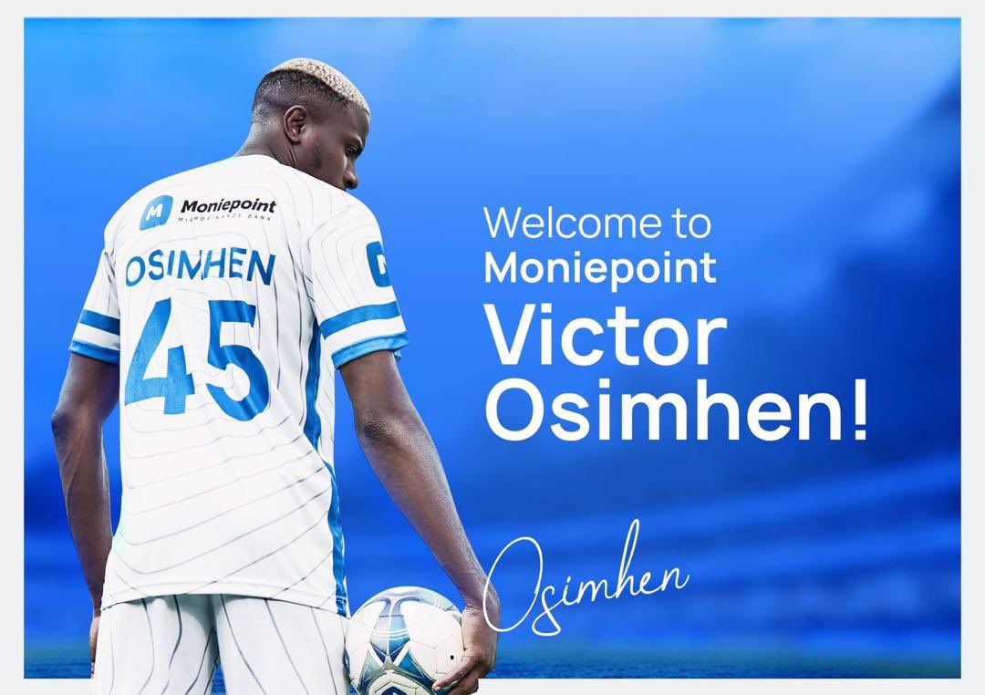 Breaking: Moniepoint MFB Names Victor Osimhen Brand Ambassador for “Made for Your Progress” Campaign